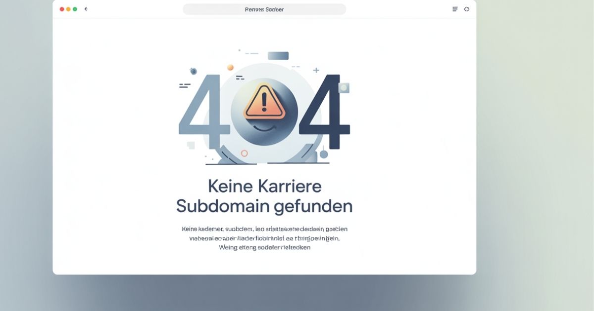 keine-karriere-subdomain-gefunden