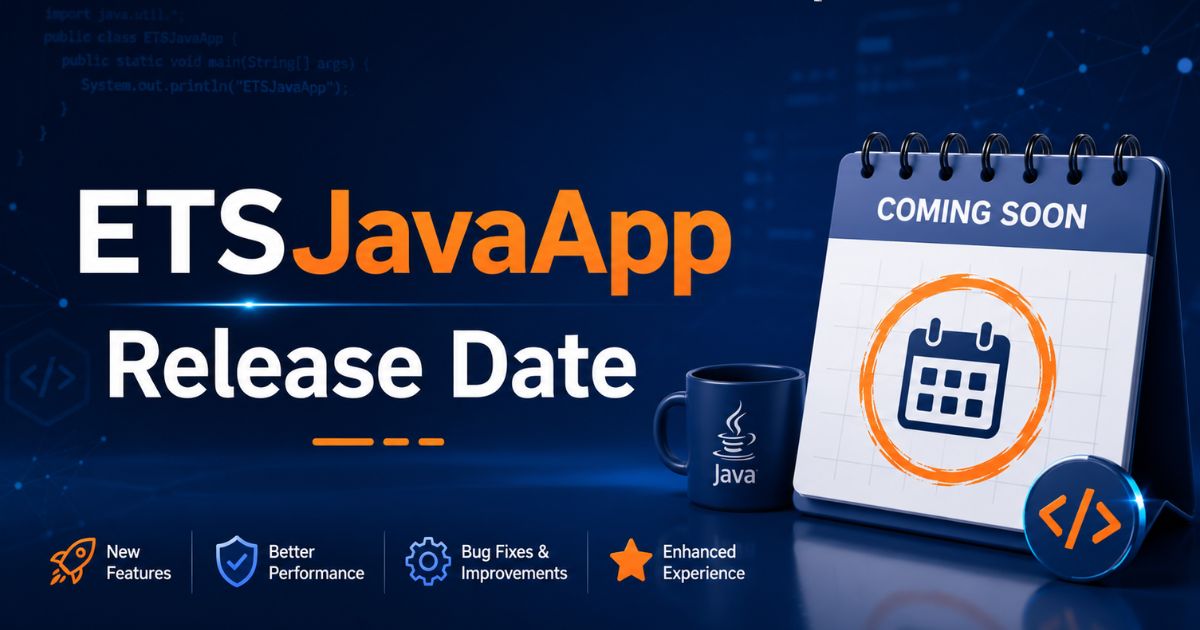 ETSJavaApp Release Date